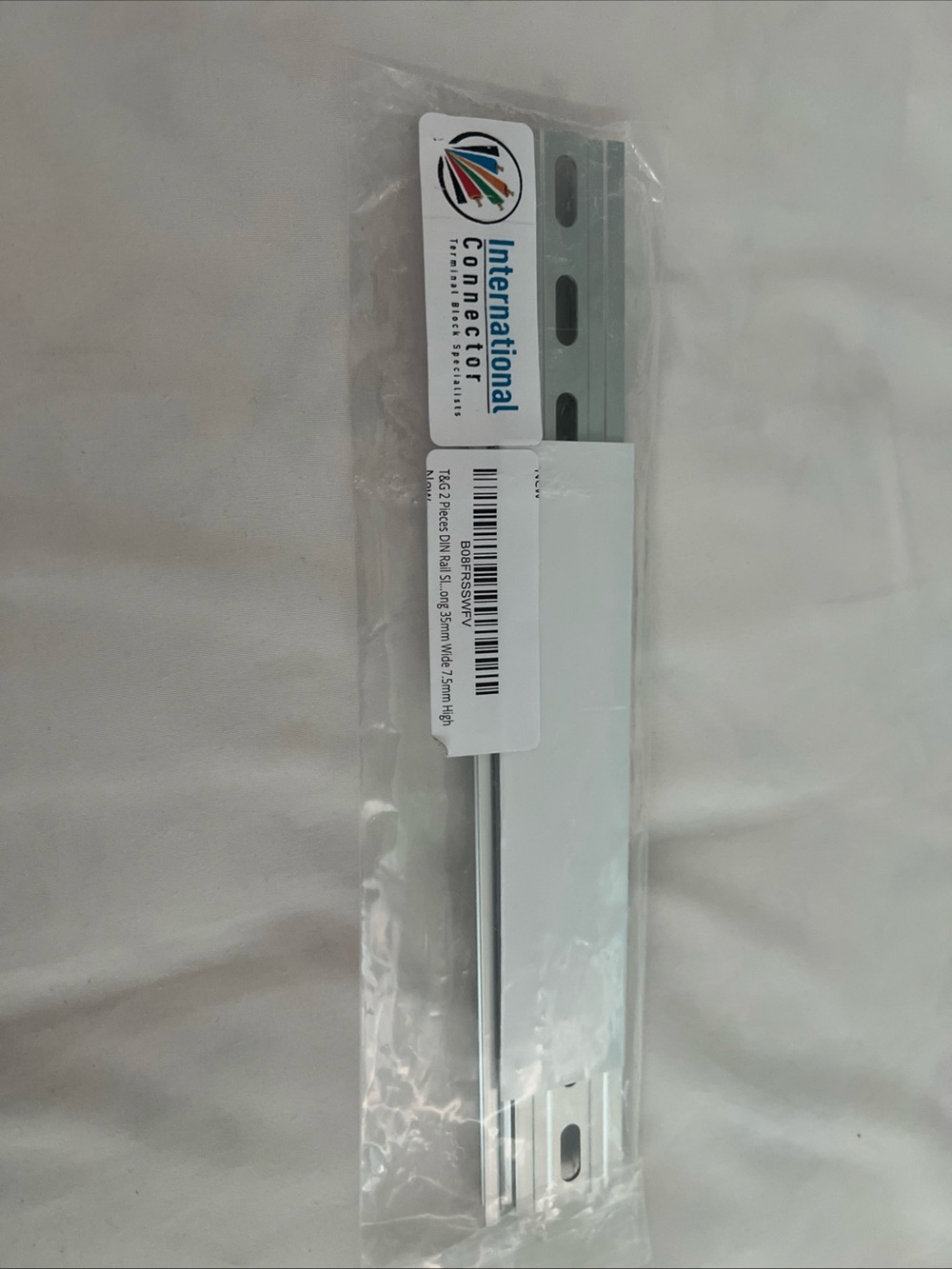 Pack of 2 - T&G DIN Rail 35mm Wide 7.5mm High New